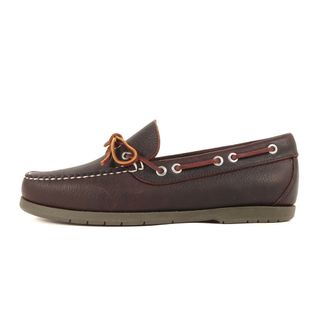 L.L.Bean - 新品 L.L.Bean エルエルビーン サイズ:26.5cm ハンドソーン モカシン キャンプ モック レザー シューズ Handsewn Moccasins C mp Moc ダークブラウン US8.5EE 靴 ブランド【メンズ】