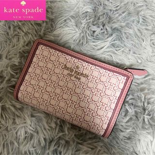 【未使用級】kate spade ケイトスペード　総額　ピンク　二つ折り財布