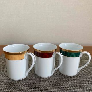 ノリタケ(Noritake)のマグカップ　3個　ノリタケ(グラス/カップ)