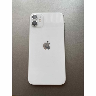 アイフォーン(iPhone)のiPhone11 ホワイト 128GB SIMフリー(スマートフォン本体)