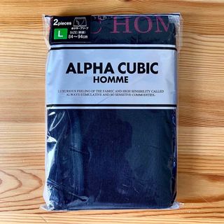 アルファキュービック(ALPHA CUBIC)の2枚組　ALPHA CUBIC HOMME ボクサーブリーフ　サイズL(ボクサーパンツ)