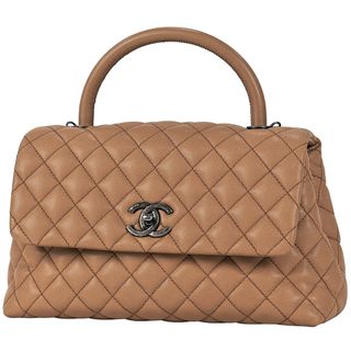 シャネル(CHANEL)のシャネル ココマーク ハンドバッグ レディース 【中古】(ハンドバッグ)