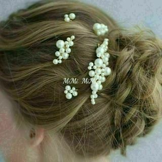 5点セット☆ヘッドドレス ヘアアクセサリー ウェディング 結婚式ティアラ 髪飾り(ウェディングドレス)