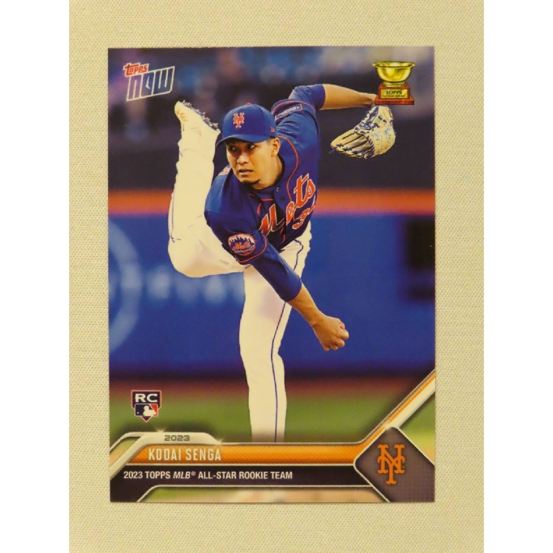 Topps(トップス)のtopps now カード 千賀滉大 RC-11 ニューヨーク・メッツ エンタメ/ホビーのタレントグッズ(スポーツ選手)の商品写真