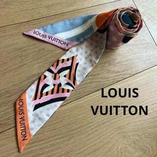 LOUIS VUITTON - ルイヴィトン　バンドーBB　ポップ　モノグラム　シルクスカーフ　ロゴ