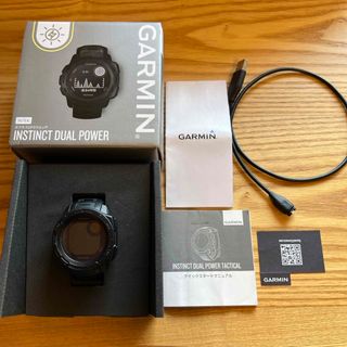 GARMIN - GARMIN INSTINCT DUAL POWER タフネスGPSウォッチ