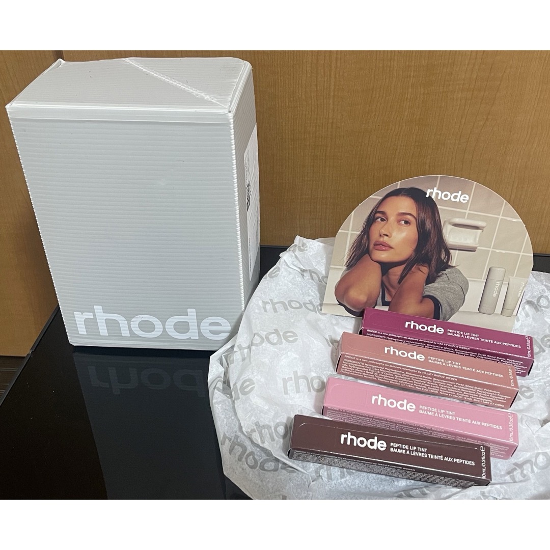 rhode iPhone 15proリップケース・2本リップティント 3点セット rhode iPhone 15proリップケース・2本リップティント 3点セット