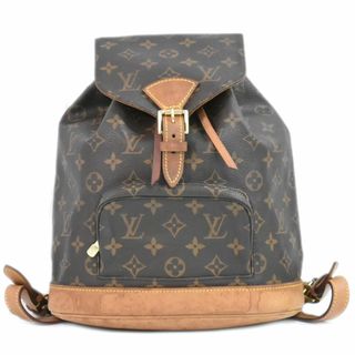 ルイヴィトン(LOUIS VUITTON)の本物 ルイヴィトン LOUIS VUITTON LV モンスリ MM リュックサック バックパック モノグラム ブラウン M51136 Montsouris ビトン バッグ 中古(リュック/バックパック)