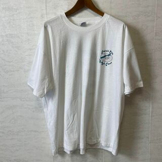 ビンテージＴシャツ　シングルステッチ　サイズＸＬ　メイドインUSA　白ホワイト(Tシャツ/カットソー(半袖/袖なし))