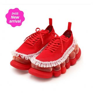 mikiosakabe jwery ark lace red 41(スニーカー)