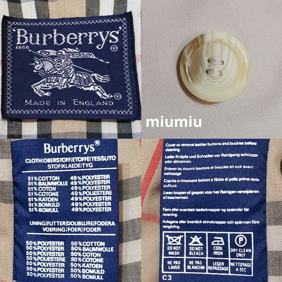 BURBERRY(バーバリー)の本物上質●　トレンチコート　ヴィンテージバーバリー レディースのジャケット/アウター(トレンチコート)の商品写真