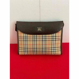 バーバリー(BURBERRY)のBURBERRY バーバリー　ヴィンテージ  クラッチバッグ　ノバチェック(クラッチバッグ)