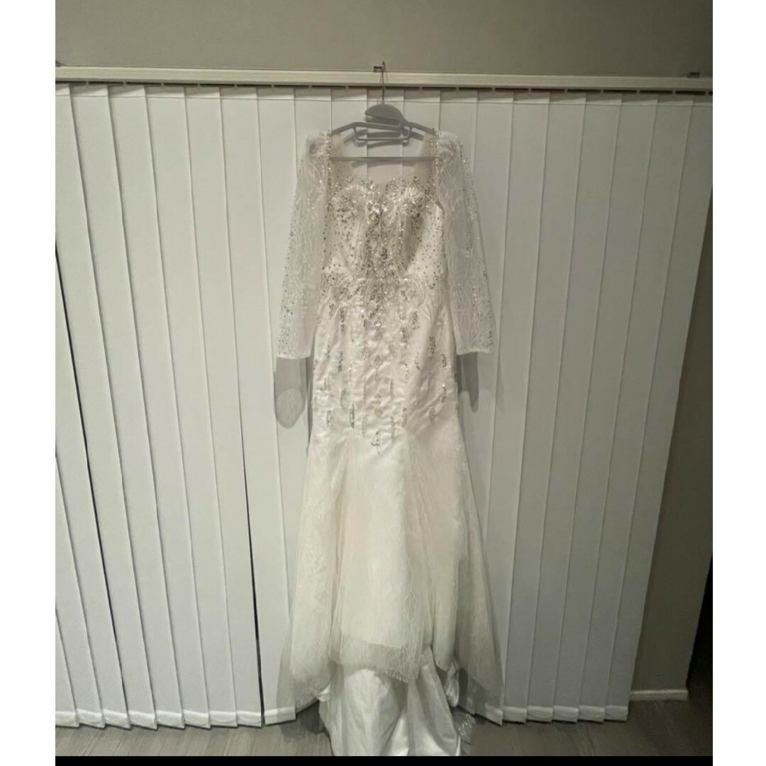 ウエディングドレス　結婚式 花嫁　二次会　ドレス　ブライダル レディースのフォーマル/ドレス(ウェディングドレス)の商品写真