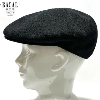 ラカル(RACAL)の【新品】RACALラカル 日本製 通気性抜群メッシュ柄編みサーモニットハンチング(ハンチング/ベレー帽)