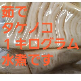 【1キログラム】茹でたけのこ　真空パック　静岡収穫(野菜)