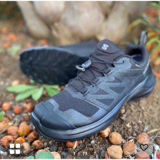 サロモン(SALOMON)のSALOMON  サロモン　X-ADVENTURE GTX ブラック　黒　25(スニーカー)