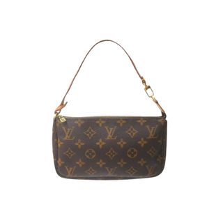 ルイヴィトン(LOUIS VUITTON)のLOUIS VUITTON ルイヴィトン モノグラム アクセサリーポーチ ポシェットアクセソワール M51980 ブラウン 美品 中古 63110(ポーチ)