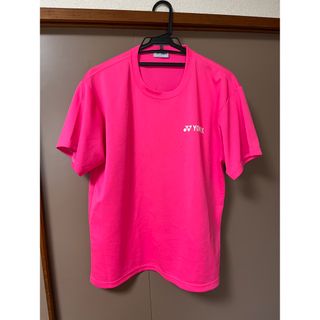 ヨネックス(YONEX)の訳アリ　Lサイズ　ヨネックス　Tシャツ　ピンク(Tシャツ/カットソー(半袖/袖なし))