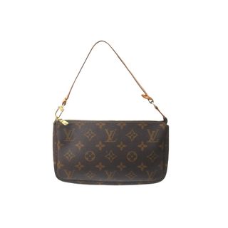 ルイヴィトン(LOUIS VUITTON)のLOUIS VUITTON ルイヴィトン モノグラム アクセサリーポーチ ポシェットアクセソワール M51980 ブラウン 美品 中古 63107(ポーチ)