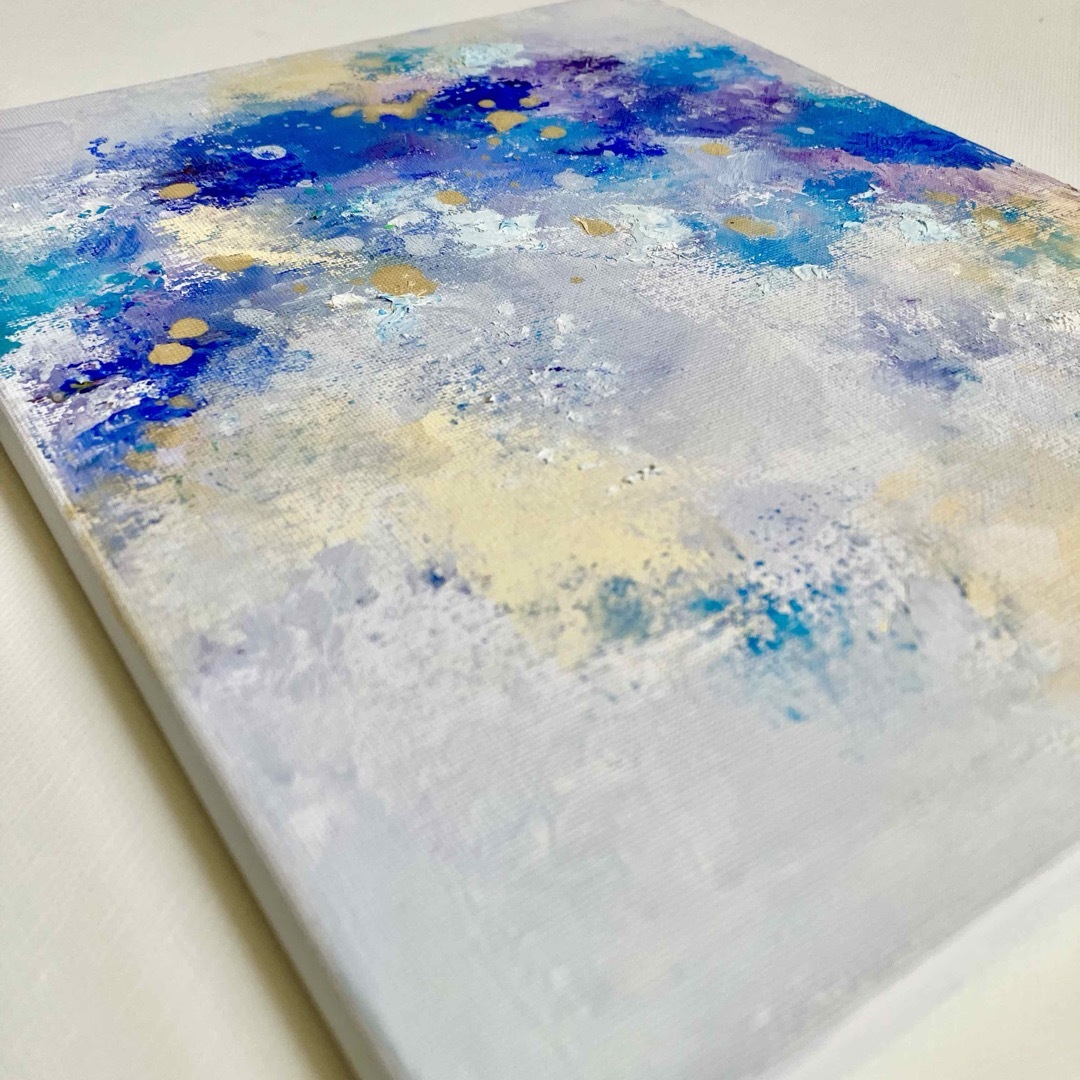 紫陽花*絵画 原画 抽象画 テクスチャーアート 花 アジサイ 紫陽花*絵画 原画 抽象画 テクスチャーアート 花 アジサイ