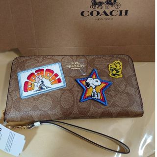 COACH - COACH　長財布　新品　未使用　スヌーピー