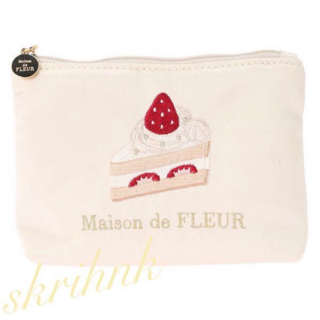 Maison de FLEUR - 新品メゾンドフルール♡フレーズポーチ Maison de FLEUR - 新品メゾンドフルール♡フレーズポーチ
