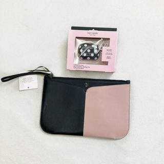 ケイトスペードニューヨーク(kate spade new york)の[未使用品] ケイトスペード AirPods エアポッズ ケース ポーチ付き(その他)