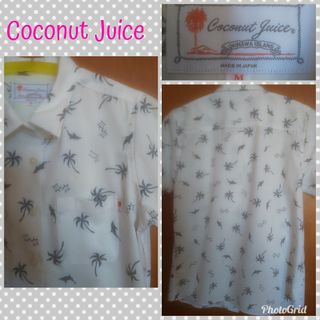 状態良好✨Coconut Juice 色違いも出品中♪かりゆし アロハ(シャツ/ブラウス(半袖/袖なし))