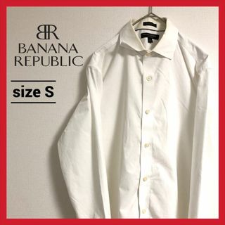 バナナリパブリック(Banana Republic)の90s 古着 バナナリパブリック 長袖シャツ 白シャツ トップス S (シャツ)