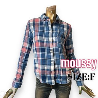 マウジー(moussy)のmoussy ♥ カジュアル 色味可愛い チェックシャツ(シャツ/ブラウス(長袖/七分))