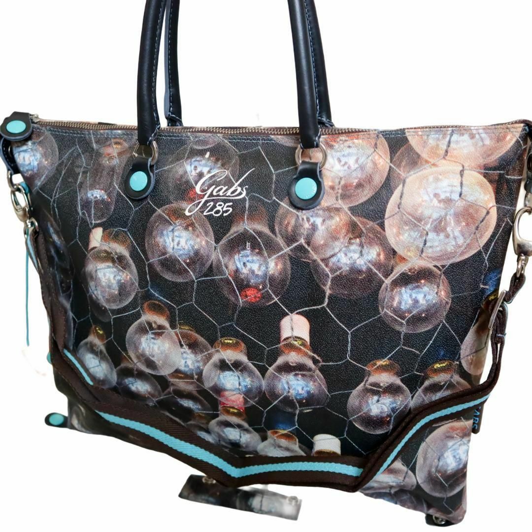 【極美品】ガブス/GABS ショルダーバッグ 2way トートバッグ チャーム レディースのバッグ(ハンドバッグ)の商品写真