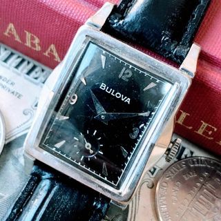 ブローバ(Bulova)の#3014【シックでお洒落】メンズ 腕時計 ブローバ 手巻 動作品 アンティーク(腕時計(アナログ))