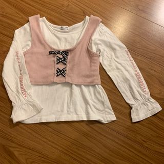 シマムラ(しまむら)のCest♡Geant カットソー&ビスチェ 2点セット(Tシャツ/カットソー)