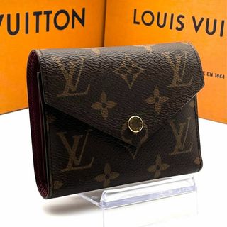 LOUIS VUITTON - 【使用感極小】ルイヴィトン モノグラム ヴィクトリーヌ 3つ折り コンパクト財布