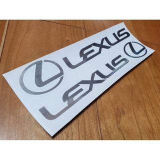 トヨタレクサス■Ｌ LEXUSステッカー1 鏡面色バージョン 左右2枚セット(車外アクセサリ)