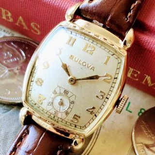 ブローバ(Bulova)の#3026【シックでお洒落】メンズ 腕時計 ブローバ 手巻 アンティーク 訳あり(腕時計(アナログ))