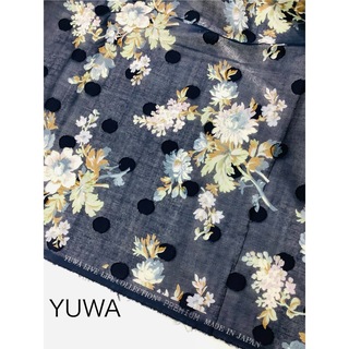 YUWA live life collection premium 薄手生地　紺(生地/糸)
