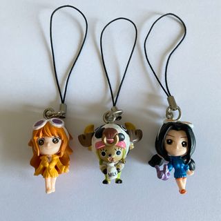 ONE PIECE - ワンピース ONEPIECE ストラップ キーホルダー ナミ チョッパー ロビン