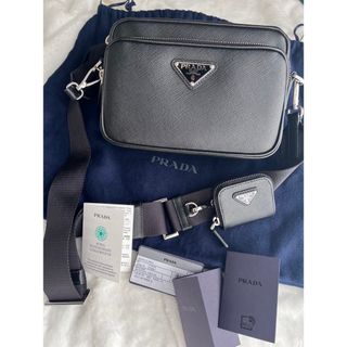 プラダ(PRADA)のサフィアーノレザーショルダーバッグ(ショルダーバッグ)