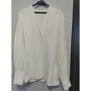 Plage【プラージュ】☆【R’IAM】 ノーカラー シャツ　美品ナチュラル