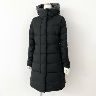 WOOLRICH - 32e4 【美品】 WOOLRICH ウールリッチ Hooded Alsea Down Coat ダウンコート S ブラック アウター ジャケット