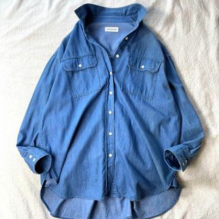 23区 - 23区DENIM ライトオンス デニム シャツ ブラウス サイズ40 長袖