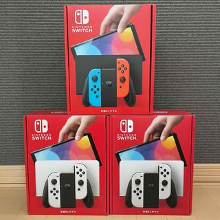 ニンテンドースイッチ(Nintendo Switch)のNintendo Switch有機elモデル3台(家庭用ゲーム機本体)