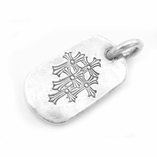 クロムハーツ(Chrome Hearts)のクロムハーツ CHROME HEARTS ■ 【 CEMETERY CROSS DOGTAG 】 セメタリー クロス ドッグタグ ネックレス トップ　31206(ネックレス)