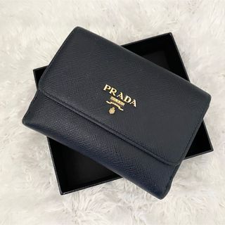 プラダ(PRADA)の☆PRADA☆プラダ マルチカラー  二つ折り サフィアーノレザー 財布(財布)