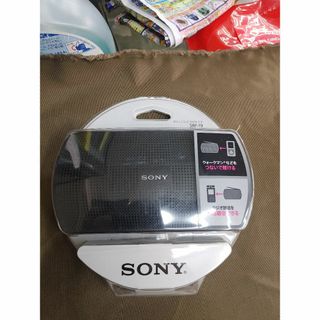 ソニー(SONY)のSONY SRFー１９・ステレオポータブルラジオ☆新品☆(ラジオ)