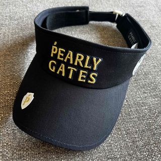 パーリーゲイツ(PEARLY GATES)のパーリーゲイツ【原英莉花コラボ限定品】メゾンロゴ サンバイザー(ウエア)