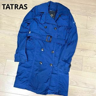 タトラス(TATRAS)のタトラス　14SS　ダウンライナー付き　トレンチコート　ナイロン　ネイビー　２(トレンチコート)