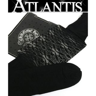 CHROME HEARTS 銀座店 クロムハーツ 未使用 レディース HOSIERY ストッキング size:4 黒 94562(タイツ/ストッキング)