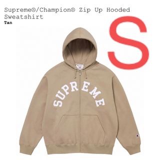 シュプリーム(Supreme)のSupreme Champion Zip Up Hooded Sweat tan(パーカー)